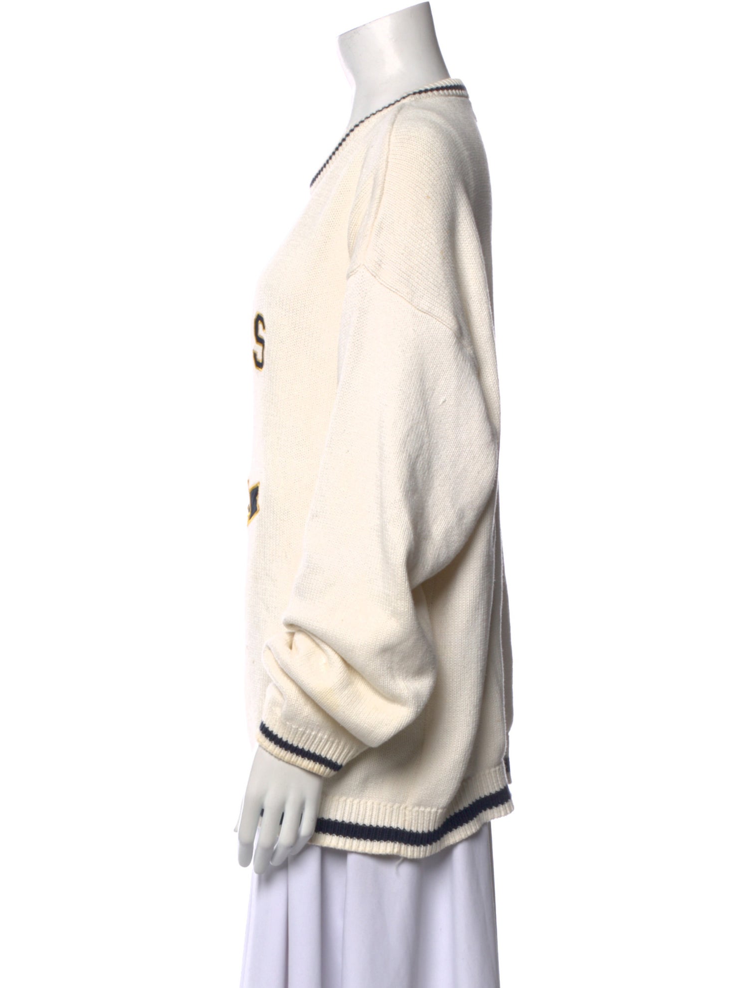 Ralph Lauren Graphic Print Scoop Neck Sweater