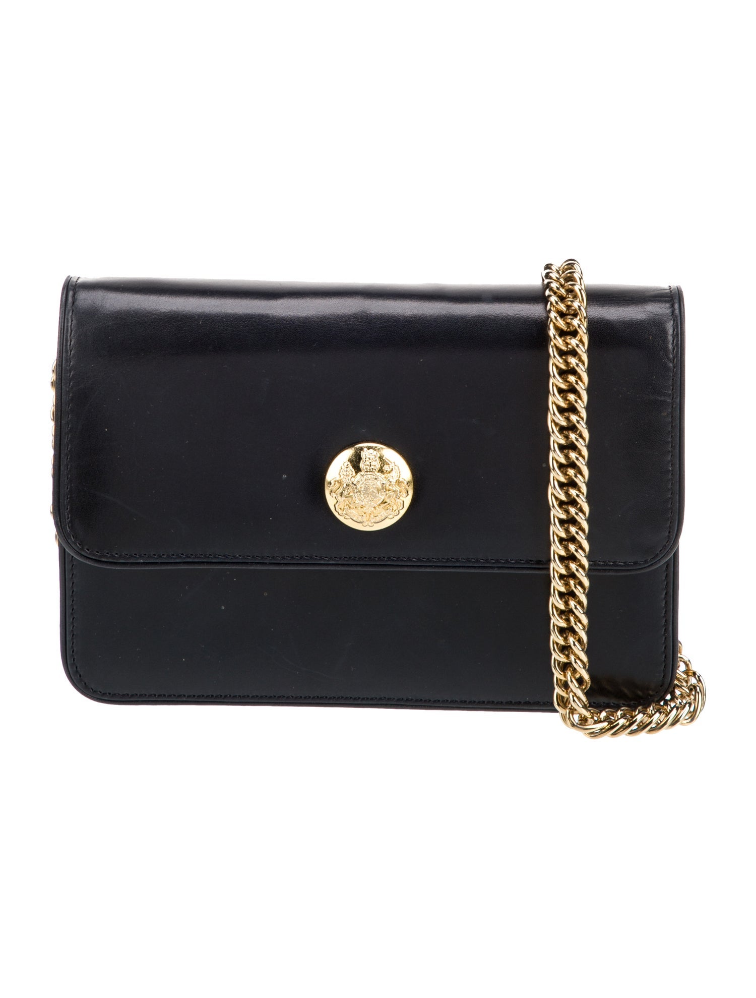 Ralph Lauren Leather Evening Bag