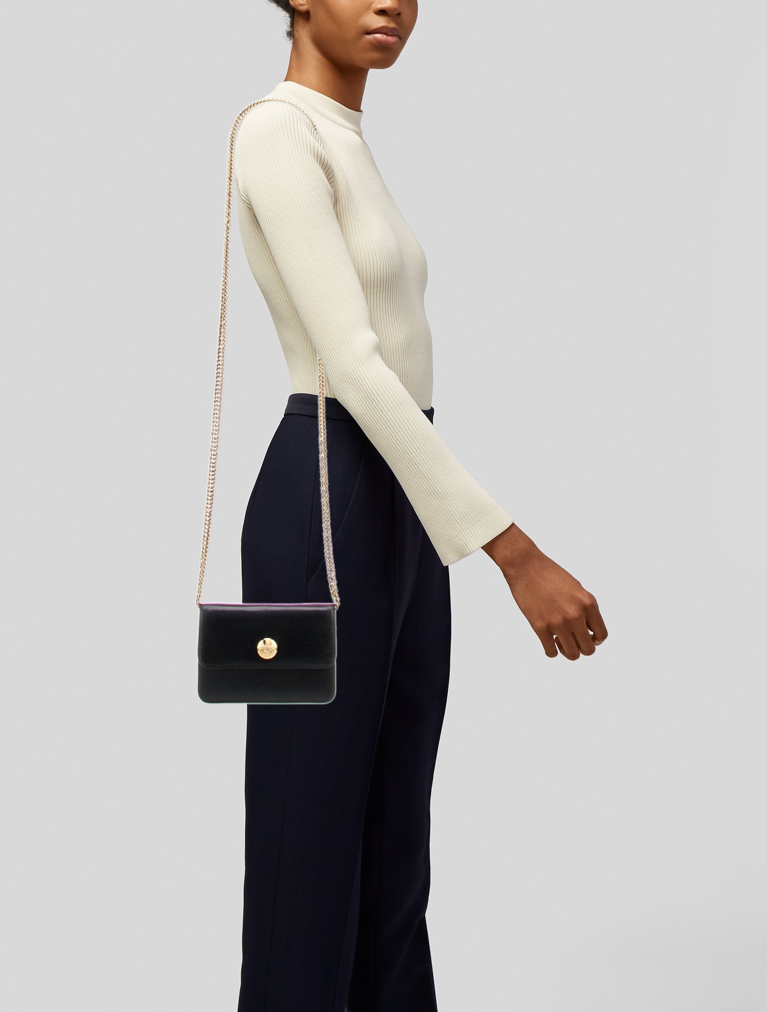 Ralph Lauren Leather Evening Bag