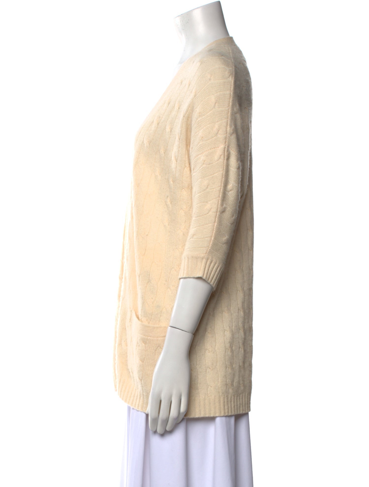 Ralph Lauren Cashmere Open Front Sweater