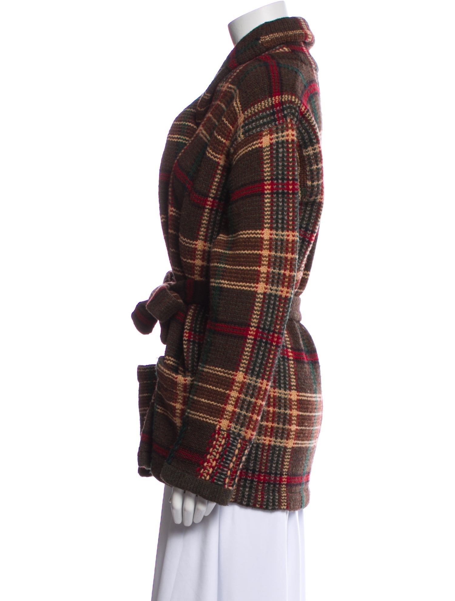 Lauren Ralph Lauren Lambswool Plaid Print Sweater