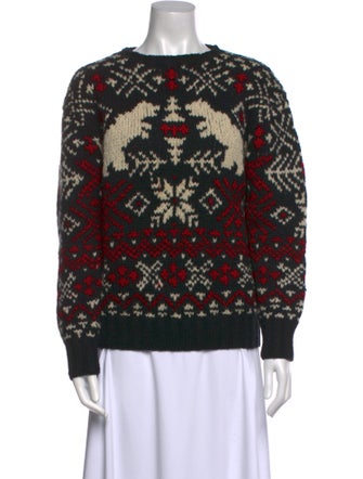 Ralph Lauren Wool Printed Sweater