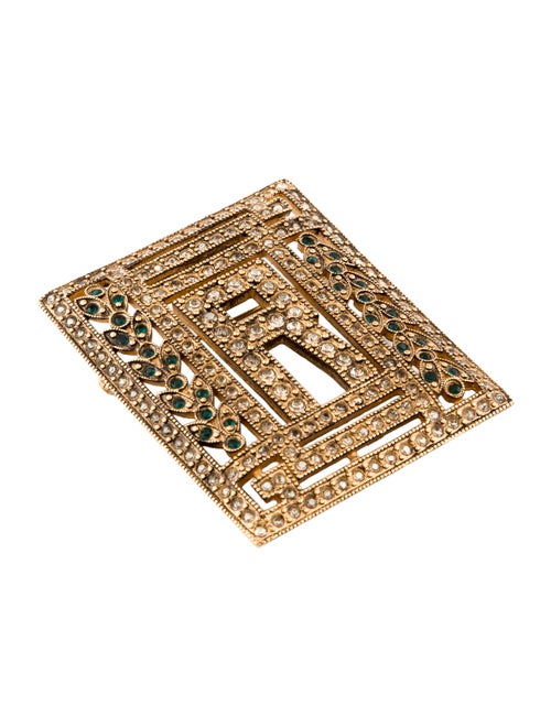 Ralph Lauren Crystal Brooch Pin