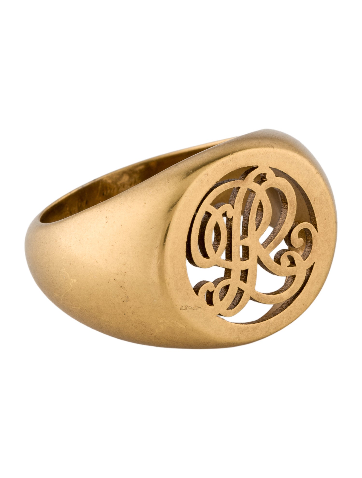 Ralph Lauren Logo Signet Ring