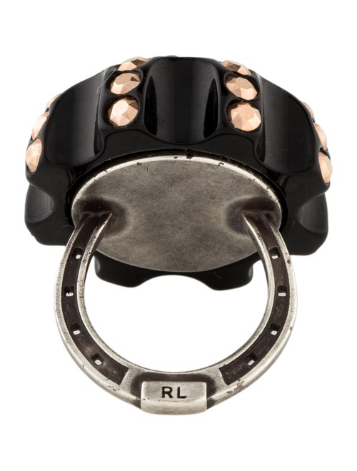 Ralph Lauren Crystal & Resin Cocktail Ring