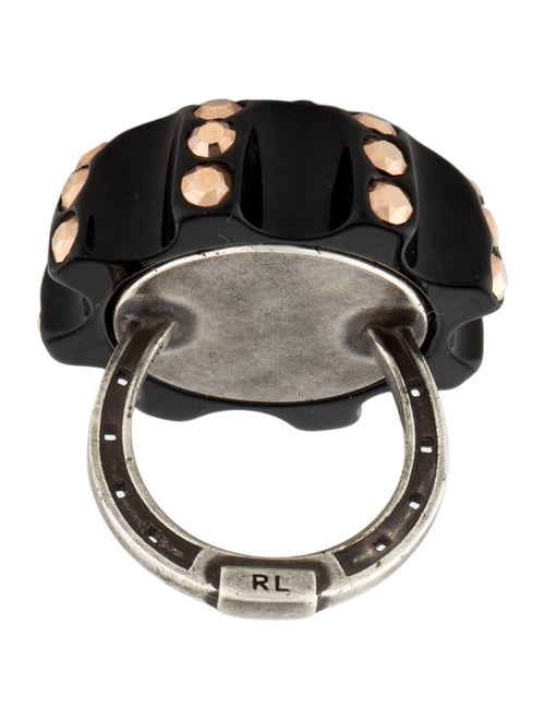 Ralph Lauren Crystal & Resin Cocktail Ring