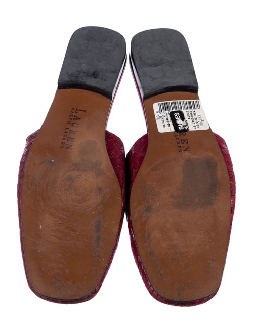 Ralph Lauren Leather Mules