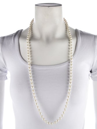 Ralph Lauren Faux Pearl Beaded Necklace