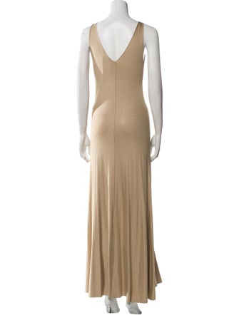 Ralph Lauren V-Neck Long Dress