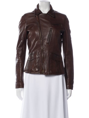 Ralph Lauren Jackets Leather Biker Jacket S