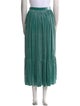 Ralph Lauren Pleated Accents Midi Length Skirt