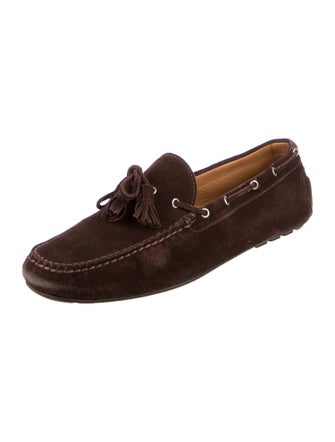 Ralph Lauren Suede Tassel Accents Drivers