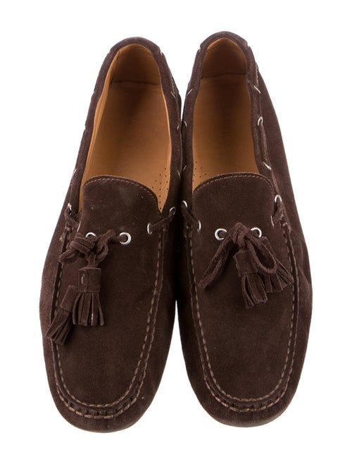 Ralph Lauren Suede Tassel Accents Drivers