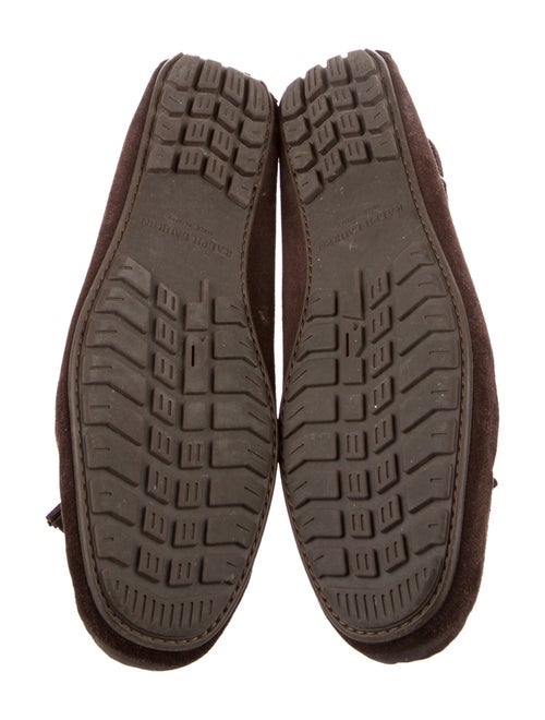 Ralph Lauren Suede Tassel Accents Drivers