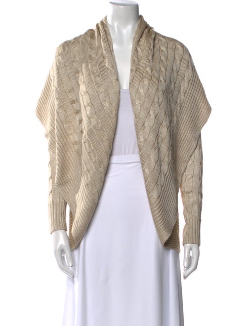 Ralph Lauren Silk Open Front Sweater