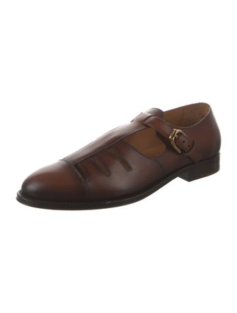 Ralph Lauren Leather Monk Straps