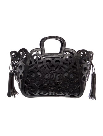 Ralph Lauren Leather Top Handle Bag