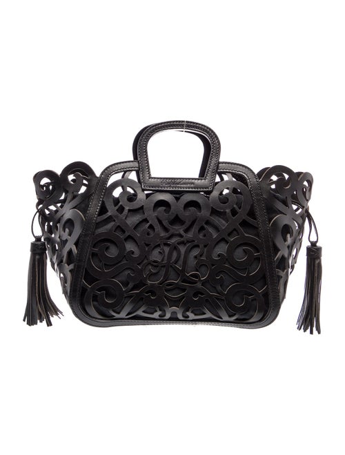 Ralph Lauren Leather Top Handle Bag
