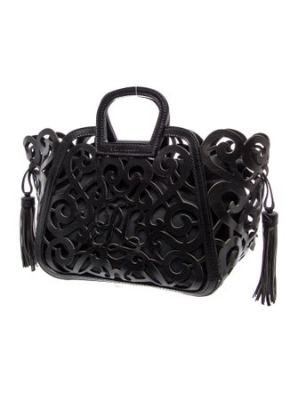 Ralph Lauren Leather Top Handle Bag