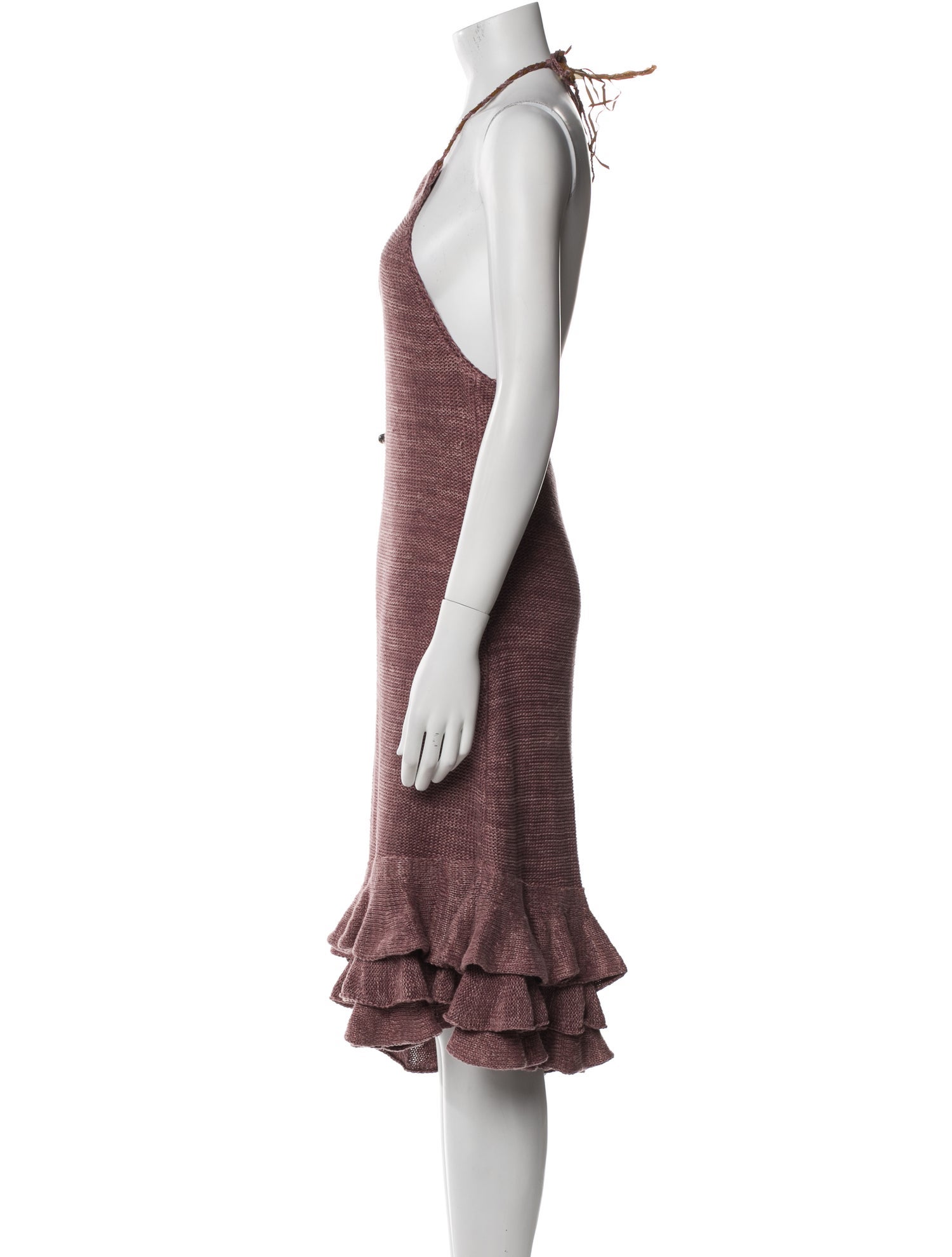 Ralph Lauren Linen Midi Length Dress