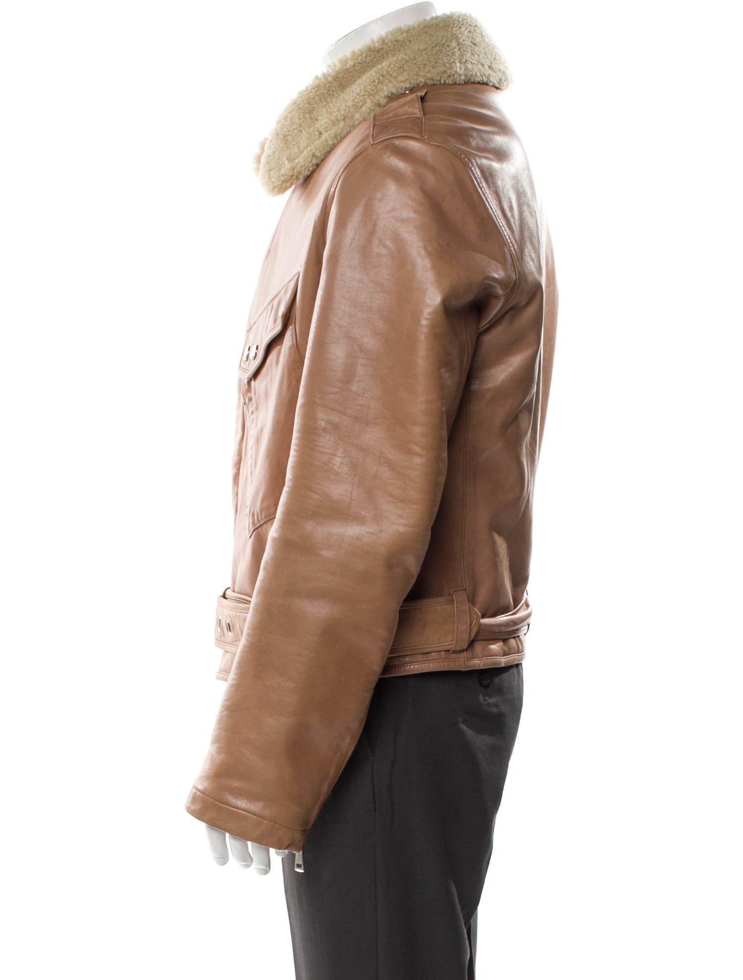 Ralph Lauren Lambskin Moto Jacket