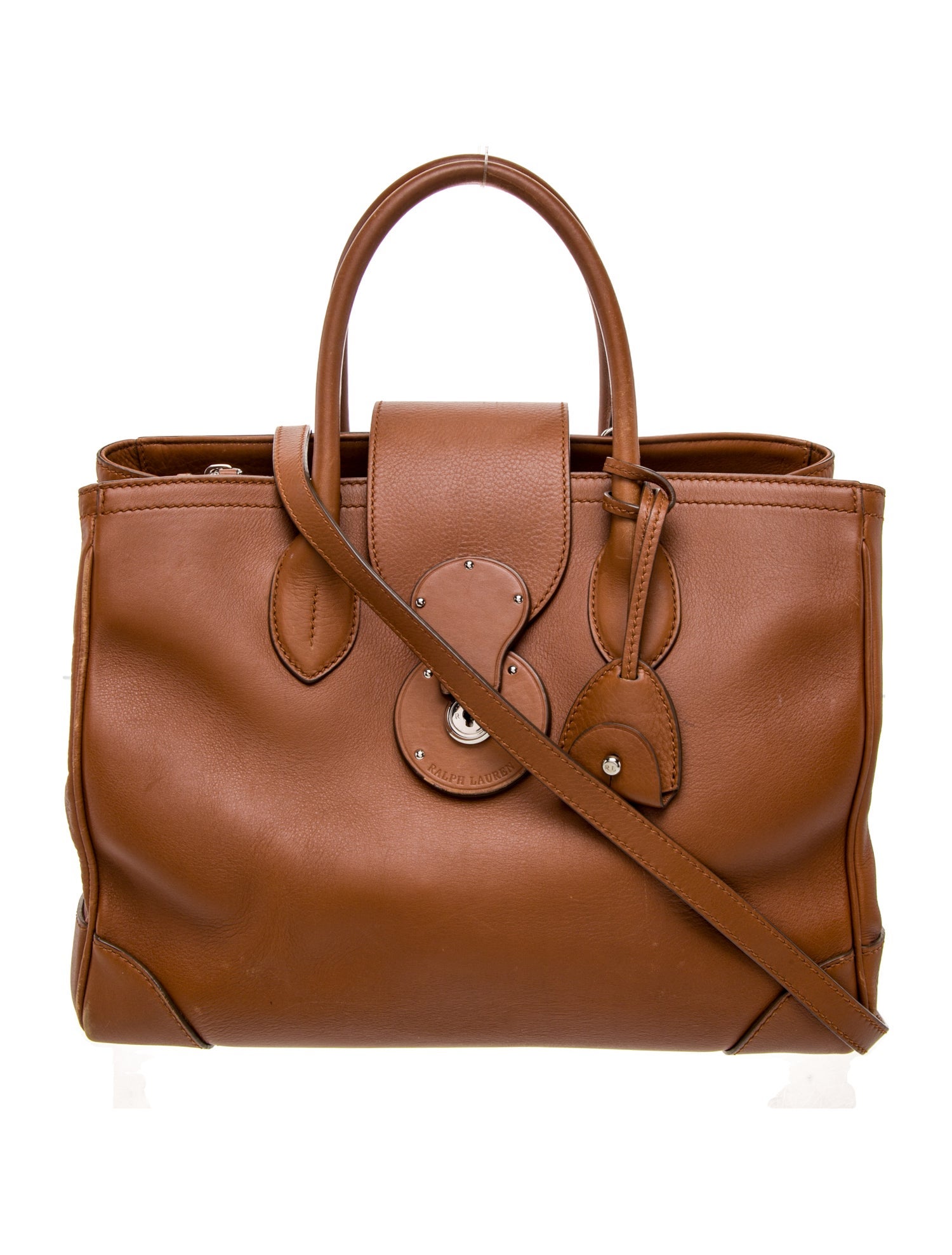 Ralph Lauren Leather Top Handle Bag