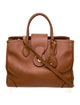 Ralph Lauren Leather Top Handle Bag