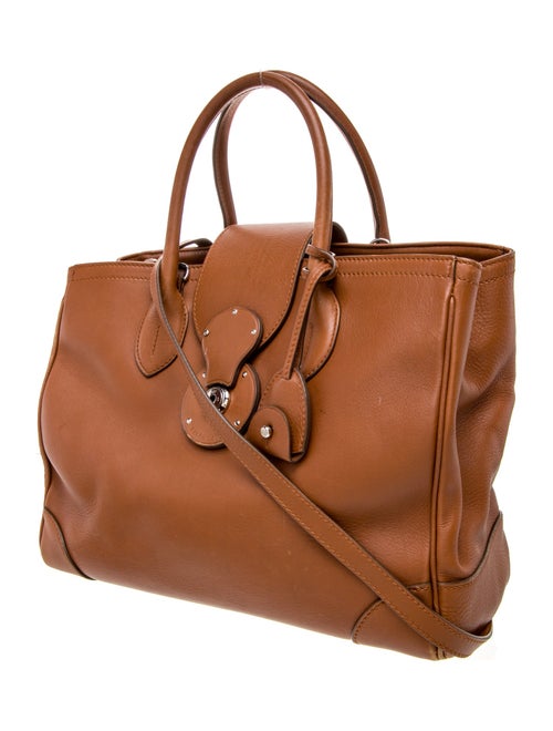Ralph Lauren Leather Top Handle Bag