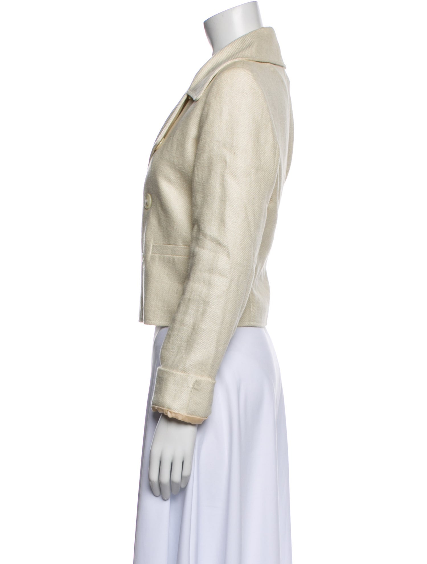Ralph Lauren Linen Biker Jacket