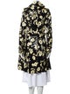 Ralph Lauren Collection Lambskin Floral Print Trench Coat