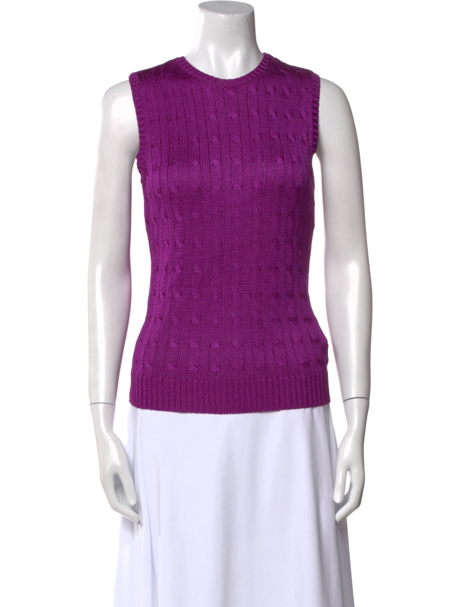 Ralph Lauren Silk Crew Neck Sweater