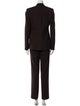 Ralph Lauren Black Label Wool Striped Pantsuit