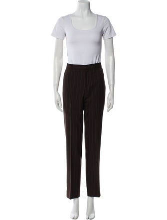 Ralph Lauren Black Label Wool Striped Pantsuit