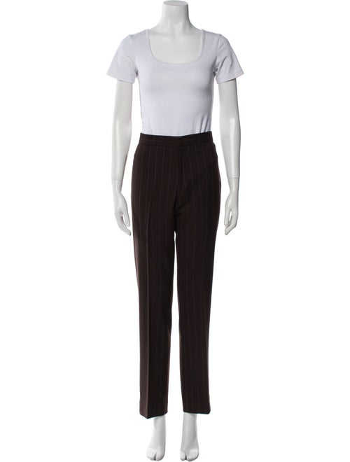 Ralph Lauren Black Label Wool Striped Pantsuit