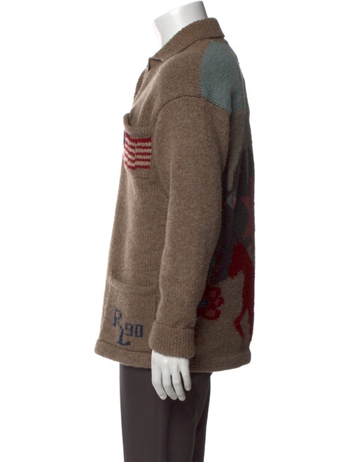 Ralph Lauren Wool Printed Cardigan