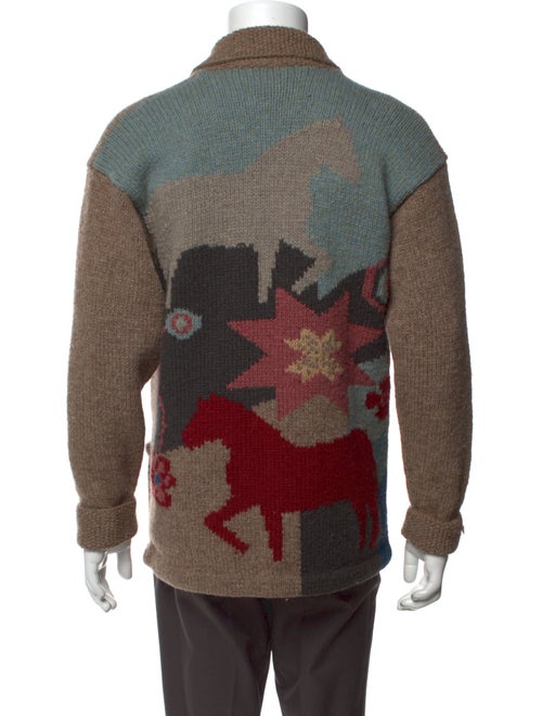 Ralph Lauren Wool Printed Cardigan