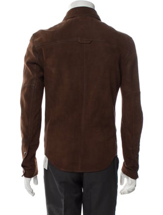 Ralph Lauren Lamb Leather Trucker Jacket