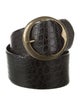 Ralph Lauren Wide Embossed Leather Belt