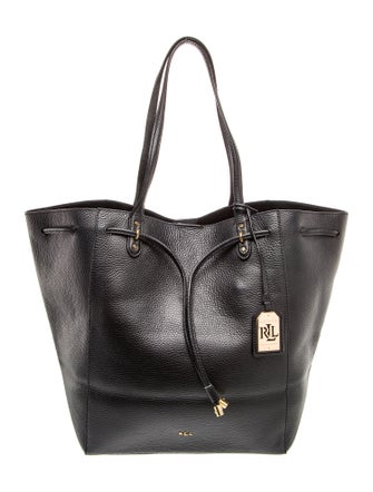 Lauren Ralph Lauren Leather Bucket Bag