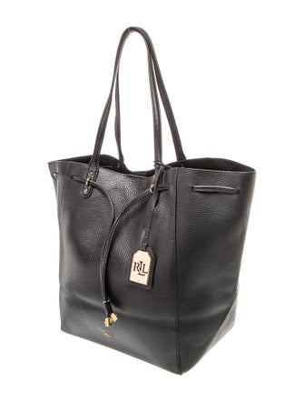 Lauren Ralph Lauren Leather Bucket Bag
