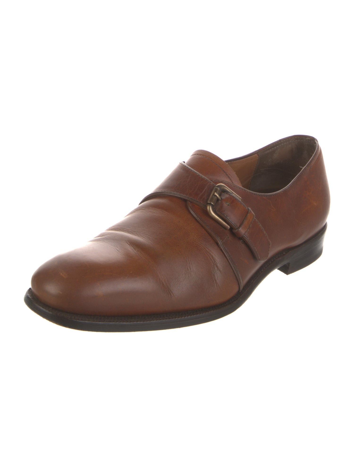 Ralph Lauren Leather Monk Straps