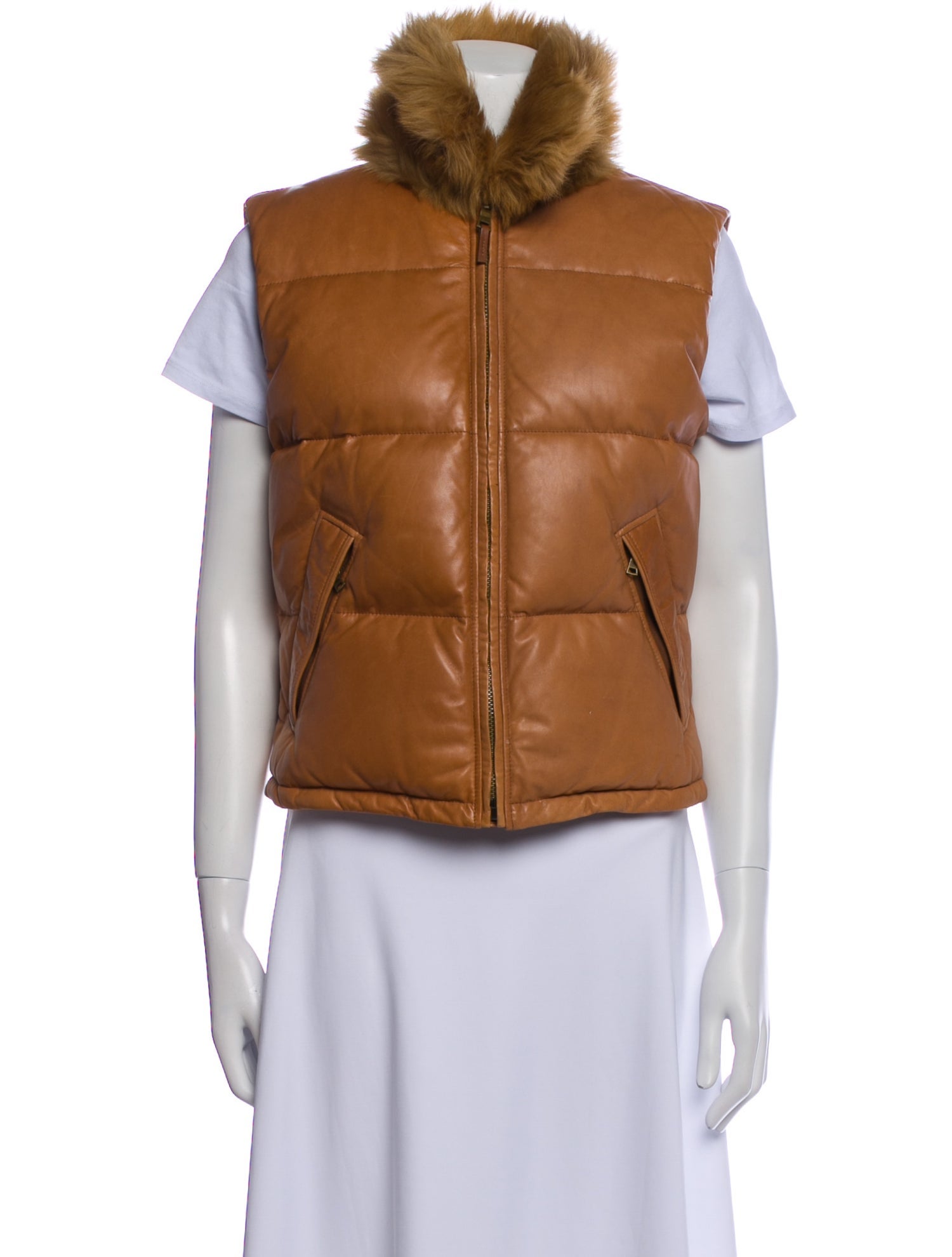 Ralph Lauren Leather Down Jacket
