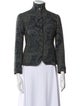 Ralph Lauren Black Label Wool Paisley Print Evening Jacket