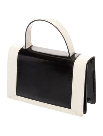 Ralph Lauren Patent Leather Top Handle Bag