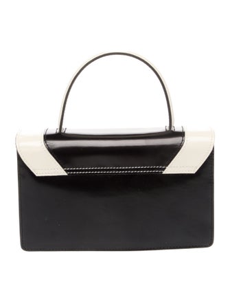 Ralph Lauren Patent Leather Top Handle Bag