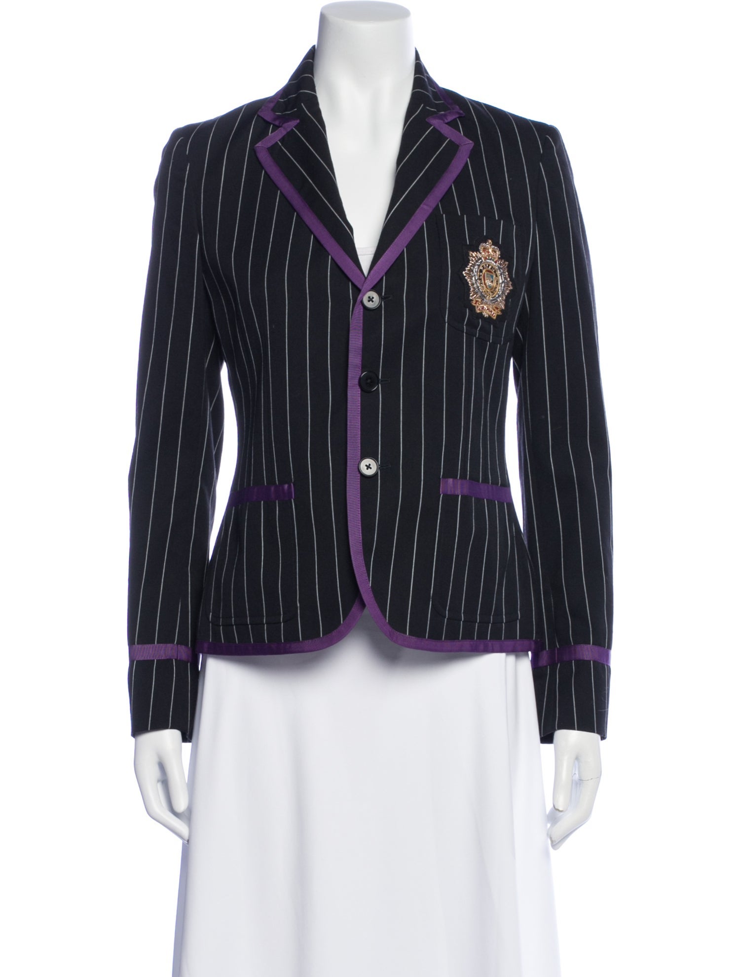 Ralph Lauren Wool Striped Blazer w/ Tags
