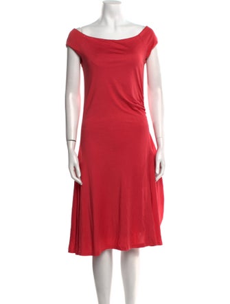 Ralph Lauren Silk Midi Length Dress