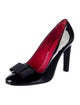 Ralph Lauren Patent Leather Bow Accents Pumps
