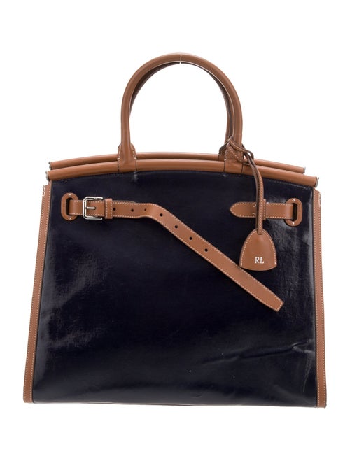 Ralph Lauren Leather Top Handle Bag