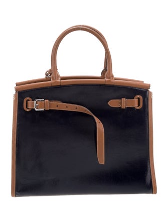 Ralph Lauren Leather Top Handle Bag